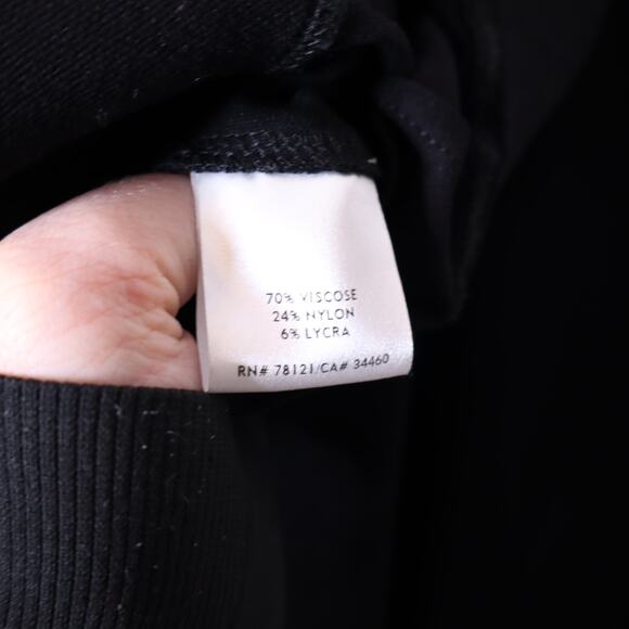 EILEEN FISHER Stretch Woven Slouchy Pant Black Relaxed Trouser Women's 1X - Picture 10 of 11